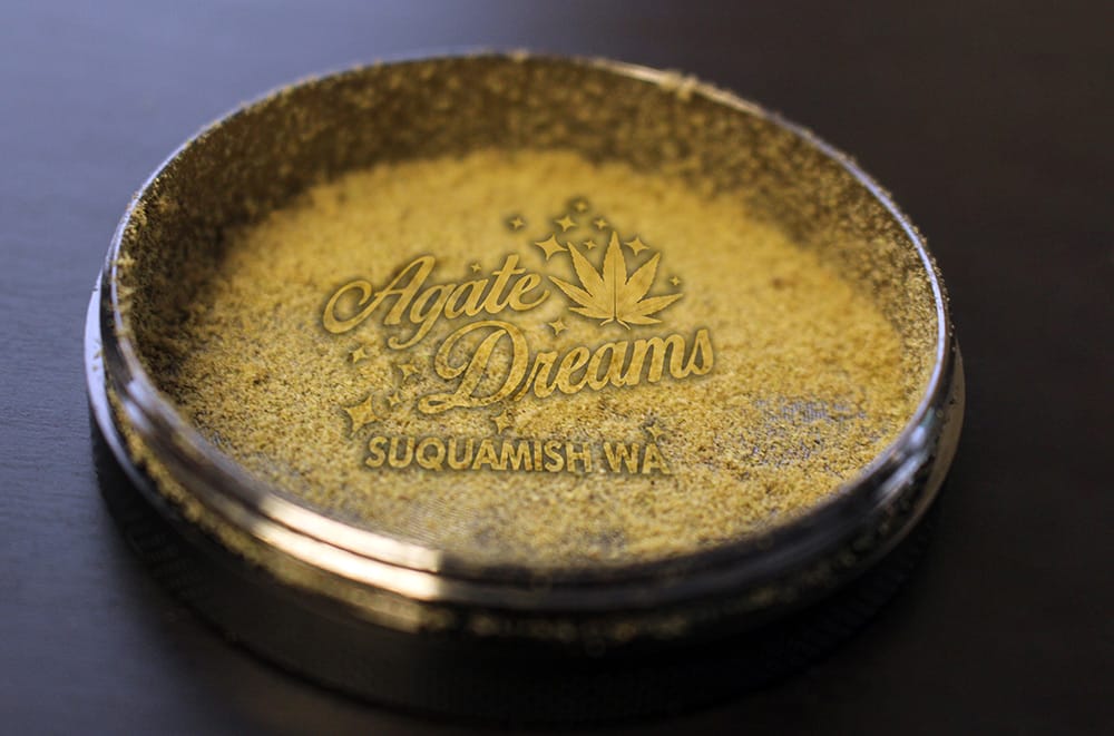 Grinder with Kief