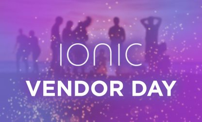 Ionic vendor day v2