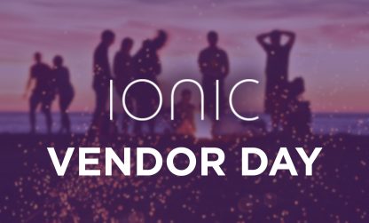 Ionic vendor day