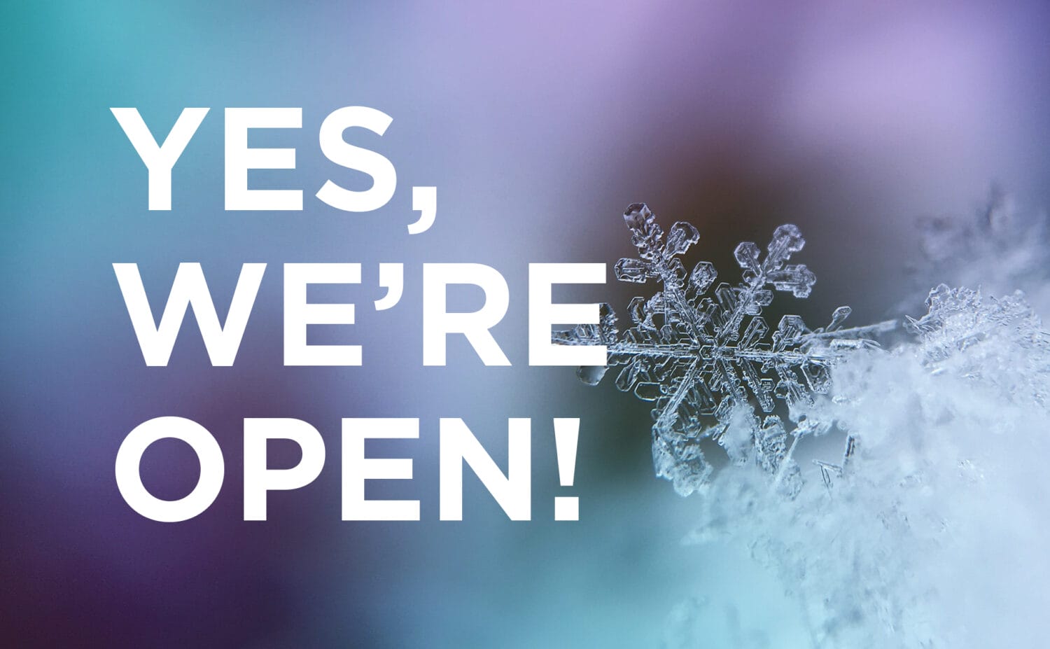 We're open! | Closing Early! - Agate Dreams