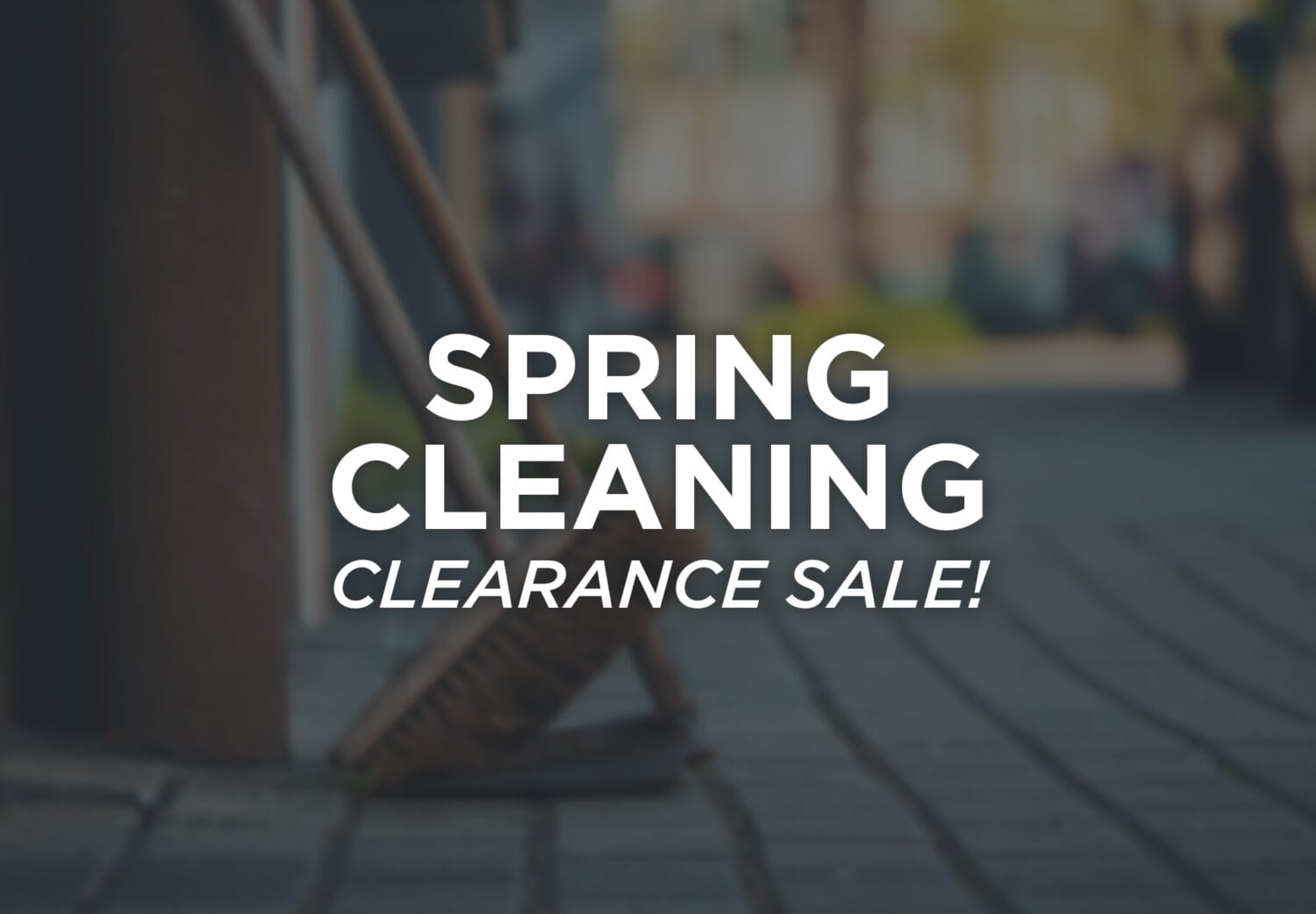 Spring Cleaning Sale