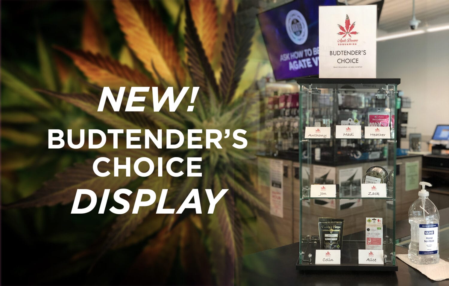 Budtender's Choice Display