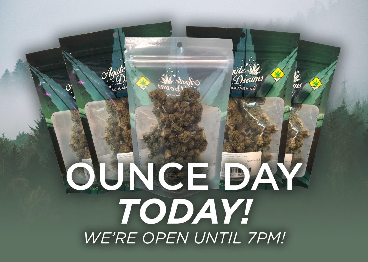 Ounce Day Today Open Until 7pm Agate Dreams
