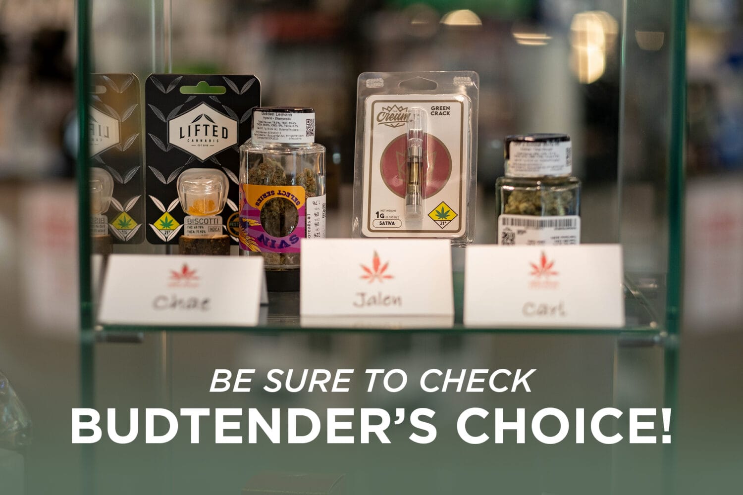 Budtender's Choice Display