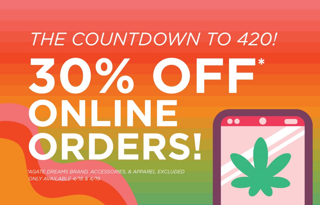 Beat the rush! 30 OFF Online Orders Today (4/18)! Agate Dreams