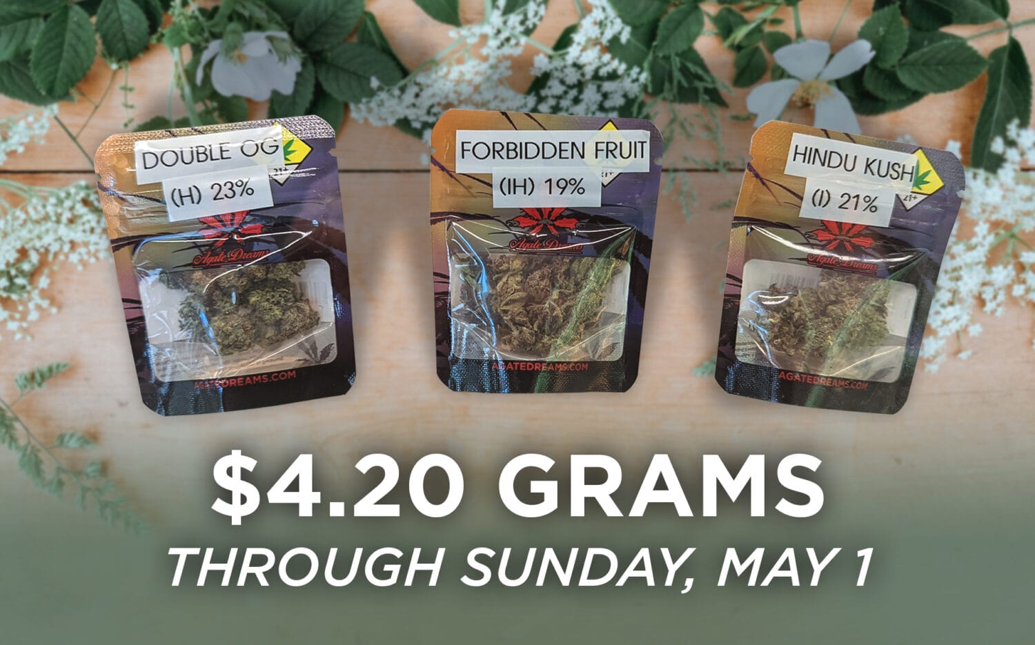 $4.20 Grams for April