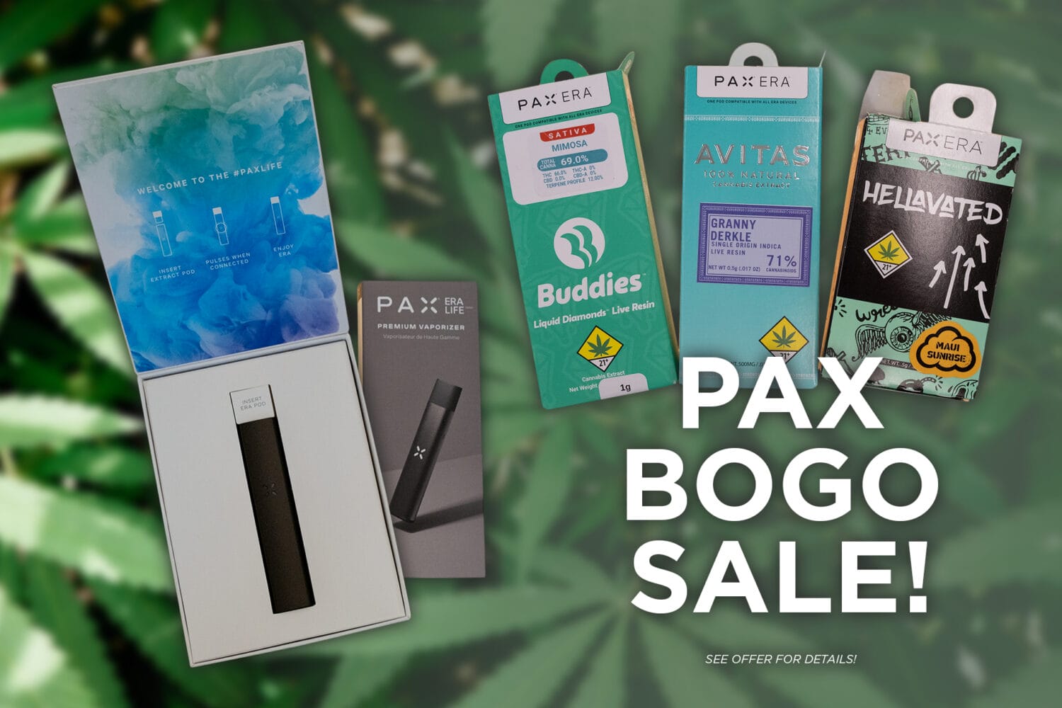 Pax BOGO Sale