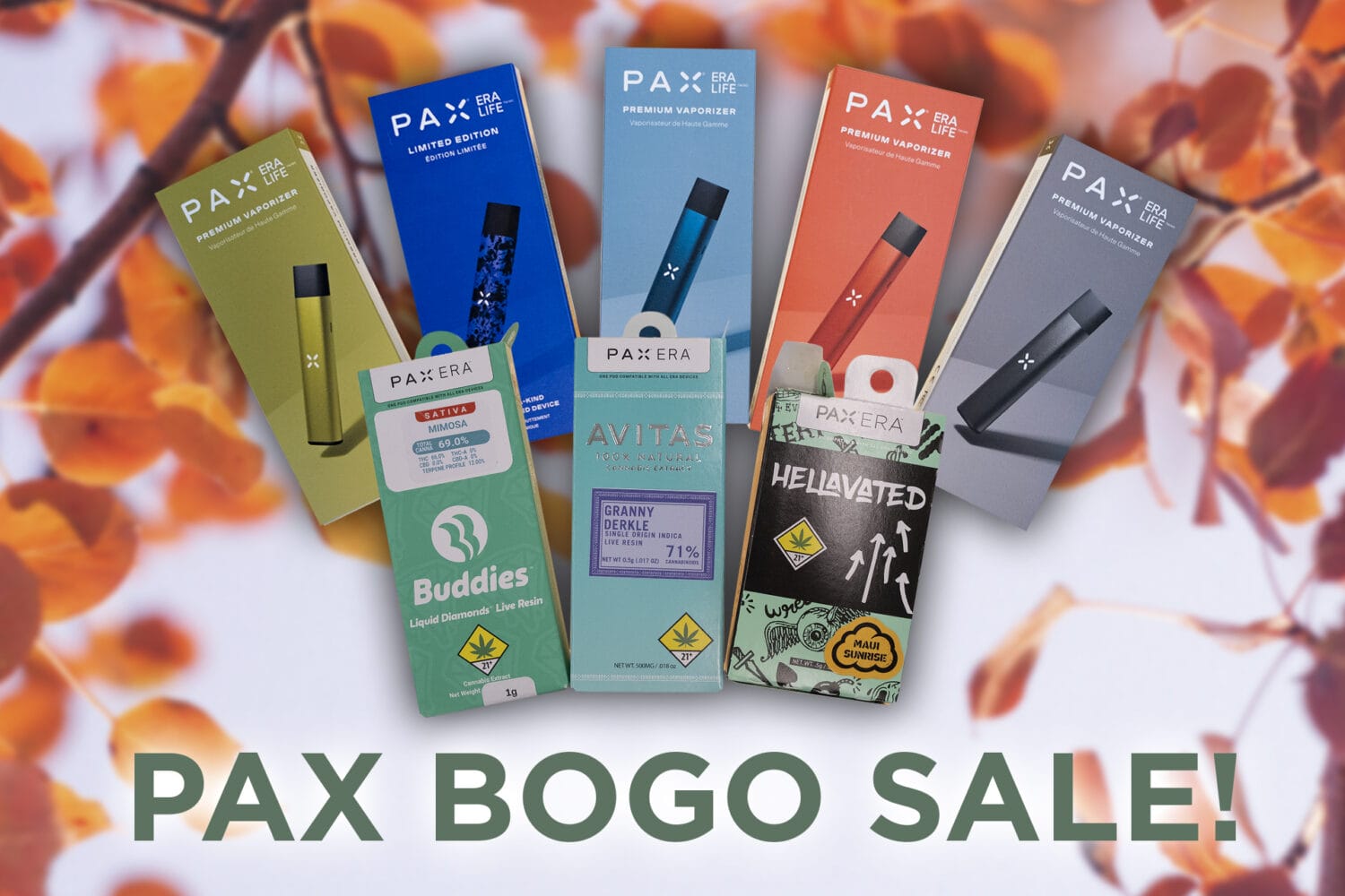 Pax Bogo Sale 10-20