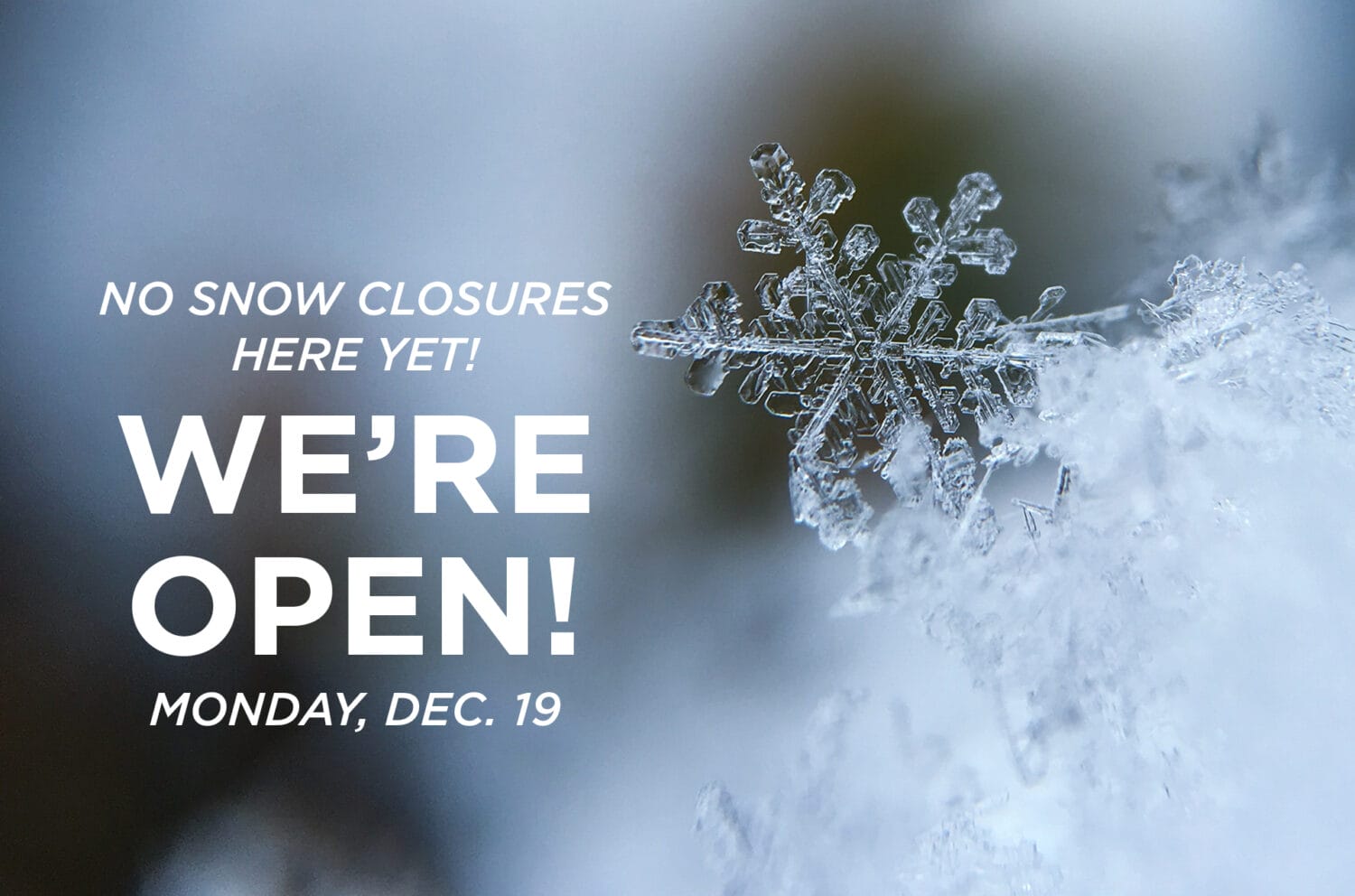 Snow Closure