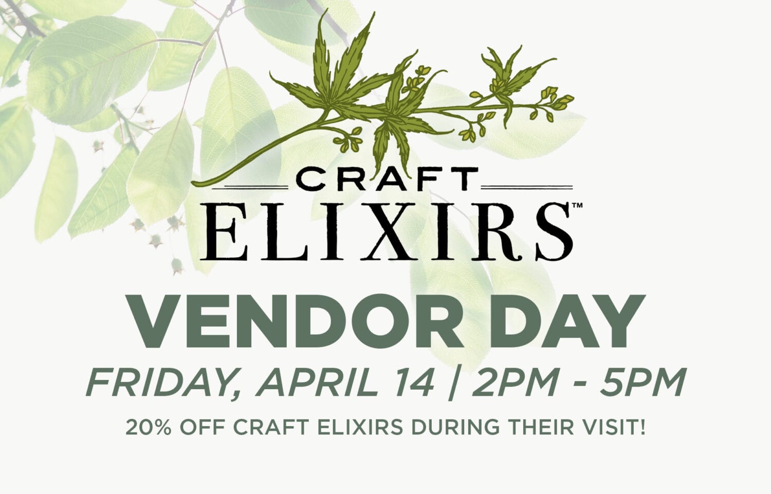 Craft Elixirs Vendor Day