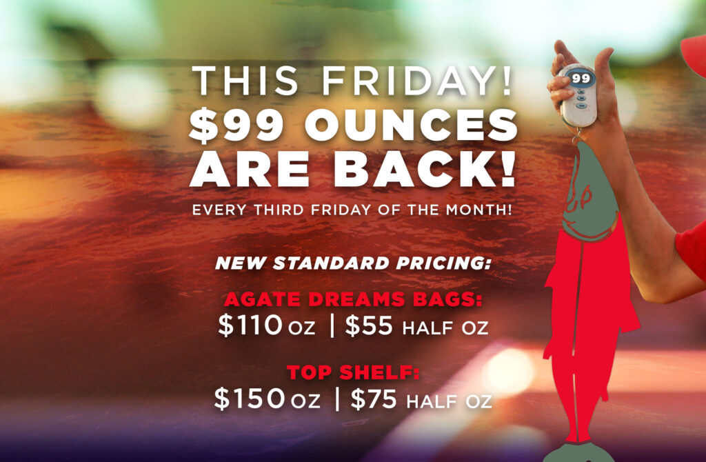 The Ounce List is here and 99 oz are Back! Agate Dreams